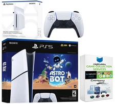 Sony PS5 Astro Bot Slim Digital Bundle + PlayStation Disc Drive Attachment