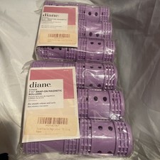 Vintage Diane Rollers Snap On 1 3/4 in Volume Curls 2 packs