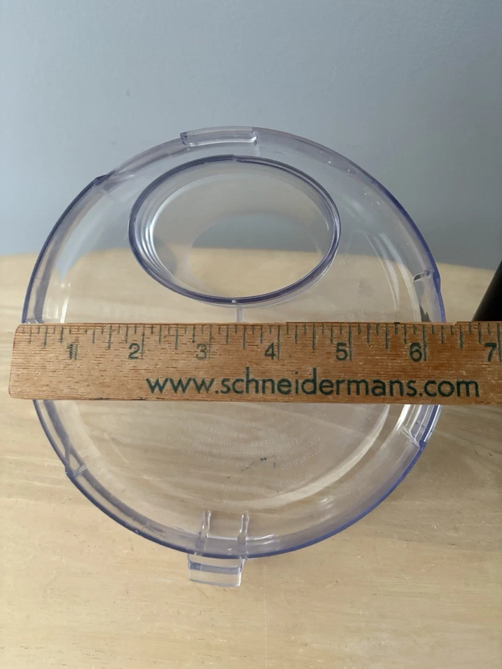 Black & Decker FP1600B Food Processor Work bowl Cover Lid W/ Pusher Part # 77916 - Image 4 of 4