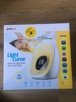 Groov-e Light Curve Alarm Clock Radio with Wake-up Light - GV-CR01