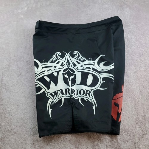 WOD Warrior MMA Crossfit Active Shorts Uomo Taglia 36 Dettaglio Ricamato Patch - Foto 18 di 24
