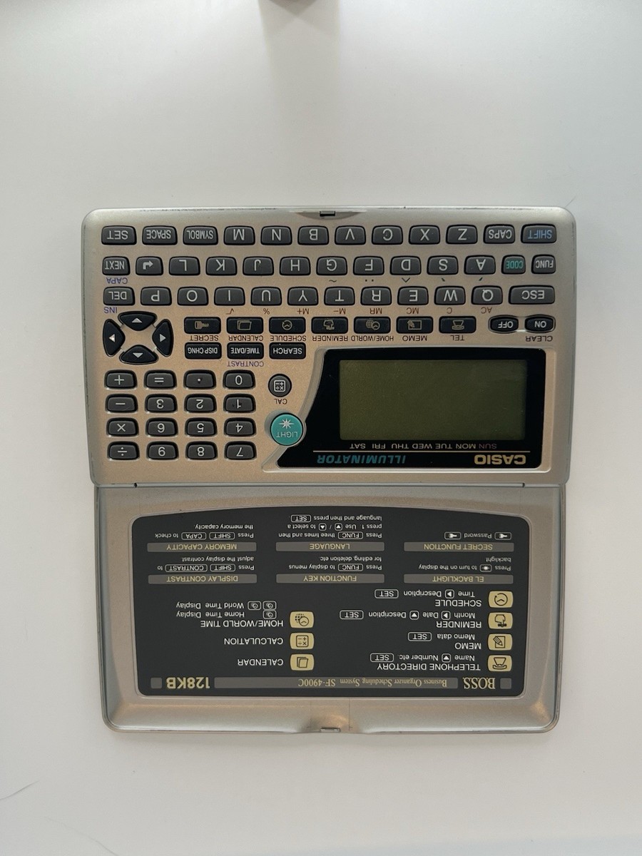 Casio Sf-4900c Digital Diary 128kb Vintage for sale online | eBay