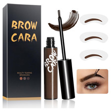 Eyebrow Gel - Peel off Eyebrow Tint with Eyebrow Stencils, Long-Lasting  Waterp