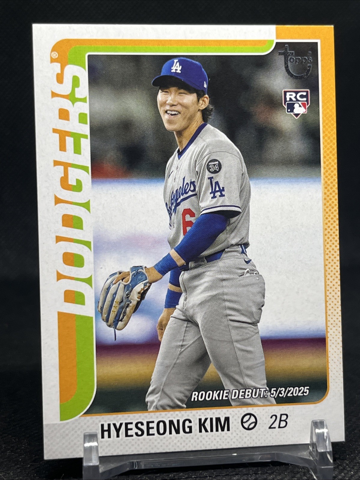 2025 Topps Update Hyeseong Kim Rookie Vintage Stock SP /99 #US312 Dodgers RC