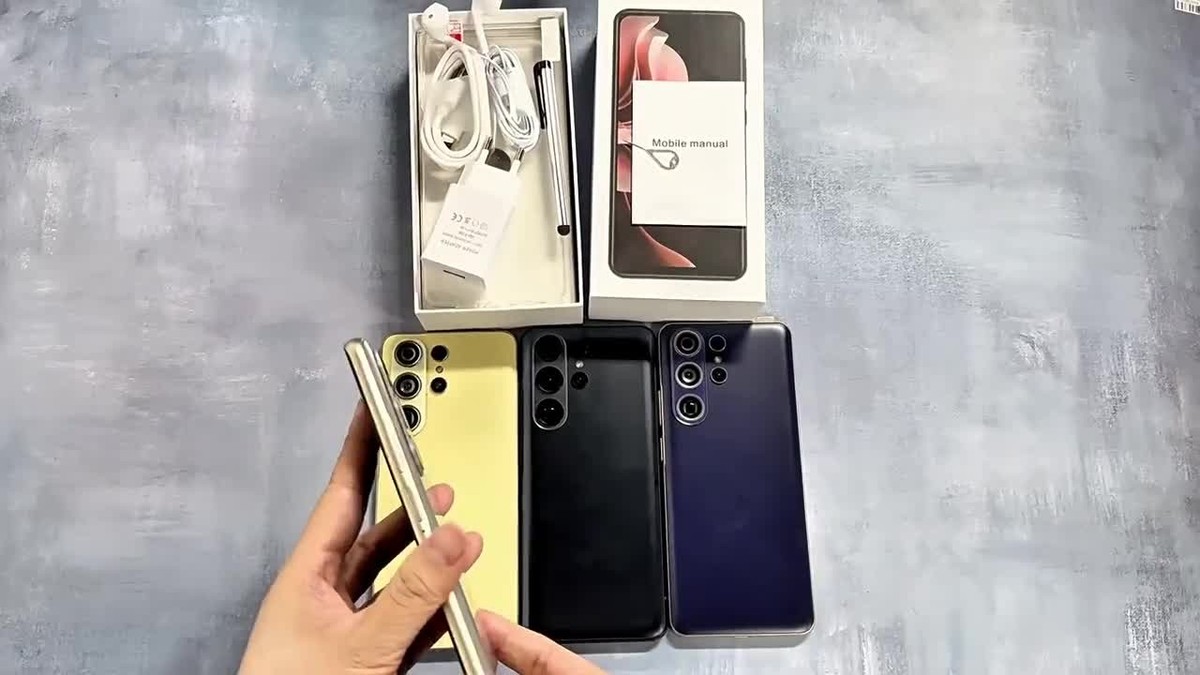 S26 Ultra 6.8'' Curved Screen Smartphone Unlocked Android 8+256GB