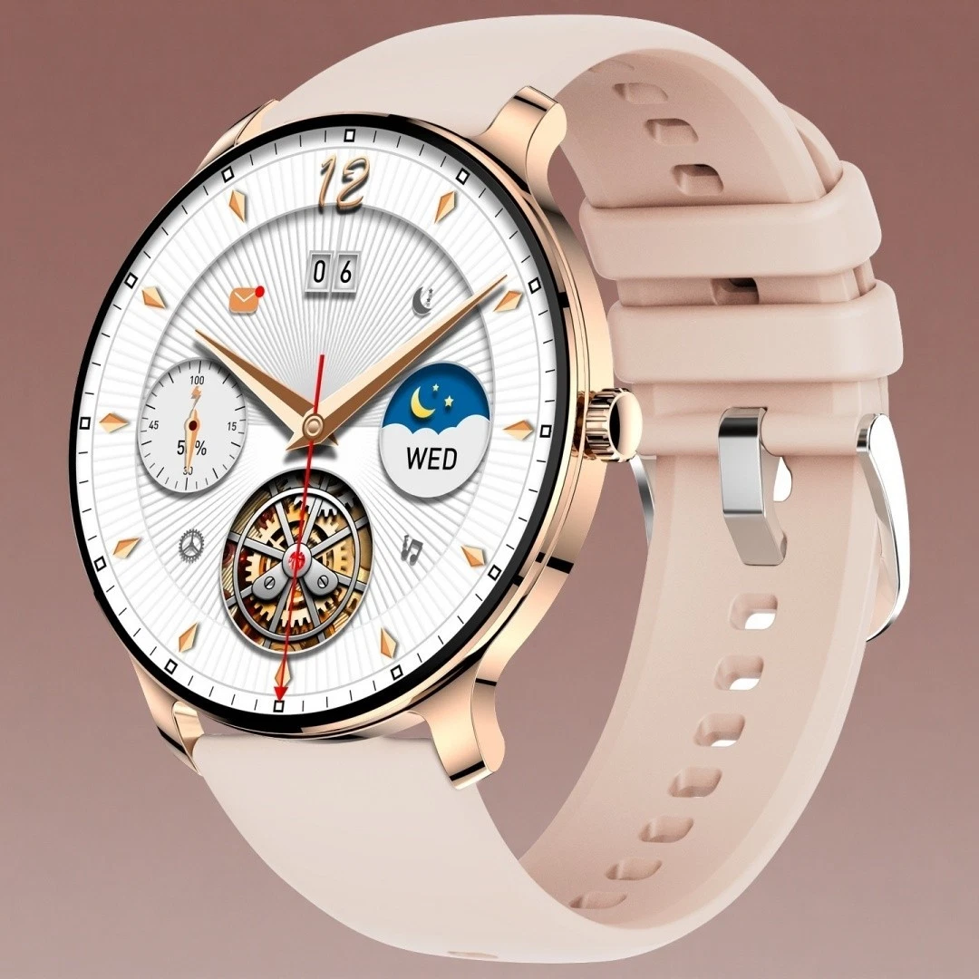 Luxury Designer Ultra-Thin Smartwatch AMOLED Display Fitness Health Tracker Watc