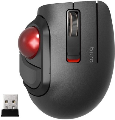 Elecom Maus kabelloser Empfänger enthalten Trackball Größe S Small Daumen 5 T...
