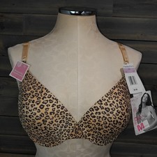 Maidenform T Shirt Demi Bra 38D Leopard Print One Fabulous Fit Underwire NWT