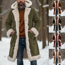Thickened Cardigan Men Fleece Jacket Casual Wear Homewear Cardigan Style