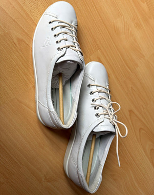 ECCO SOFT 2.0 Damen Sneaker Weiß EU 39 UK 6 Low Top Schnürung 206503