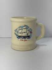 Old Spice Grand Turk Ship w/American Flag Coffee Mug Cup Shaving Mug