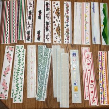 Mrs. Grossman's Lot Of 25 Plus Xtra Design Lines Stickers Vintage W/ Protector