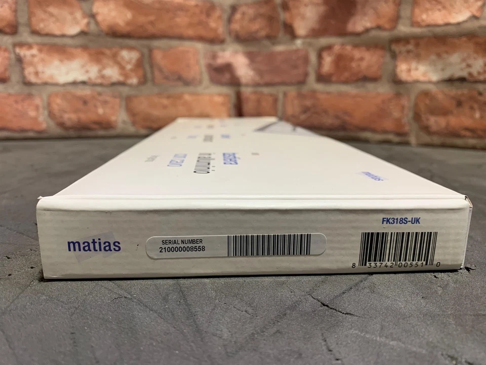 Matias FK318S-UK Aluminium USB Keyboard for Apple Mac QWERTY UK Layout Silver - Image 4 of 4