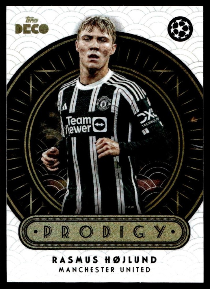 2023 Topps Deco UEFA Club Competitions Rasmus Hojlund Manchester United Prodigy