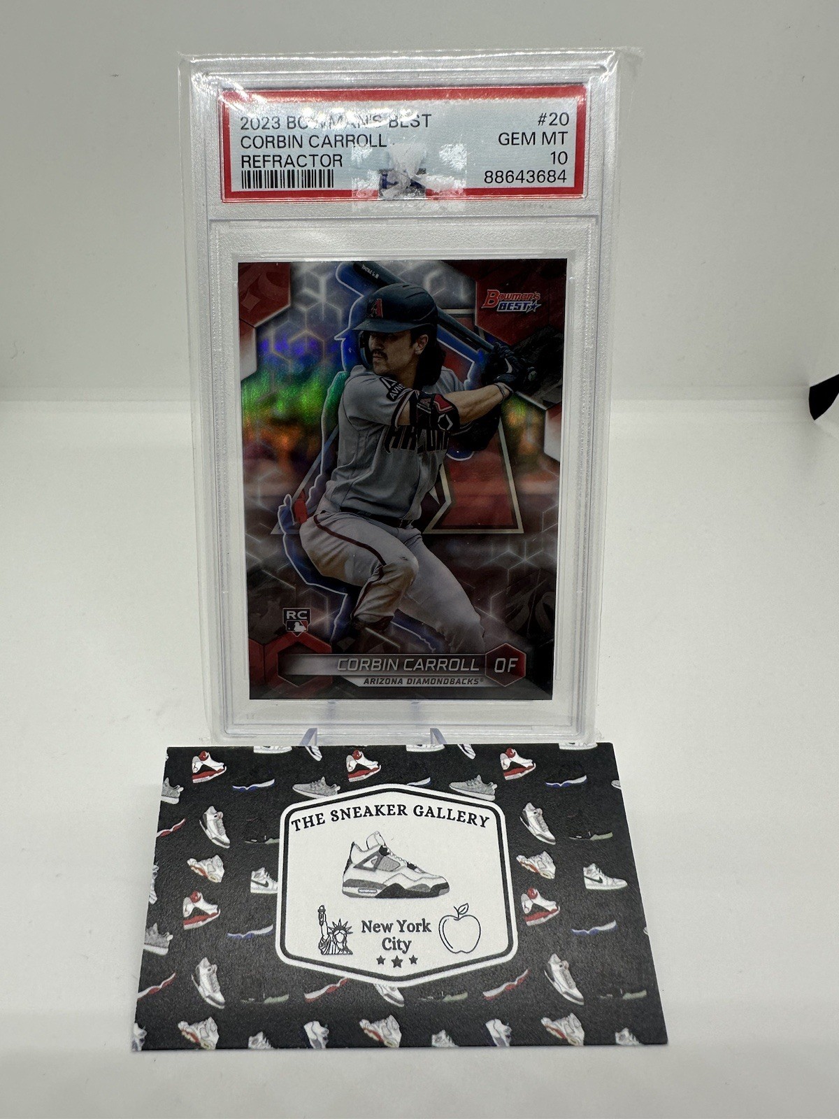 2023 Bowman's Best Corbin Carroll #20 Refractor (RC) PSA 10