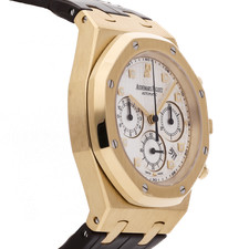 Audemars Piguet Royal Oak Chronograph Gold Auto 39mm Watch 25960BA.OO.1185BA.01 3