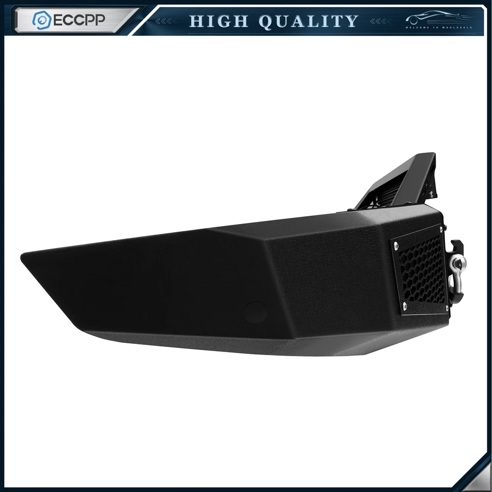 For 2017-2019 Ford F250 F350 F450 Front Rear Bumper W/ Winch Plate&LED Spotlight Foto 4 de 4