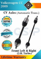 Gsp Oem Front Cv Axles For 2009 Volkswagen Cc 2.0l Turbo. Automatic Lifetime Wa.