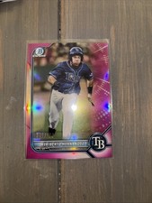 2022 Bowman - Chrome Prospects Heriberto Hernandez #BCP-143 Fuchsia Refractor...