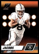 Josh Jacobs 2023 Panini Zenith #54 Raiders NFL READ FREE SHIPPING AutographDen
