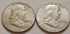 1961 - 1962 Benjamin Franklin Half Dollars 90% Silver          (X12)