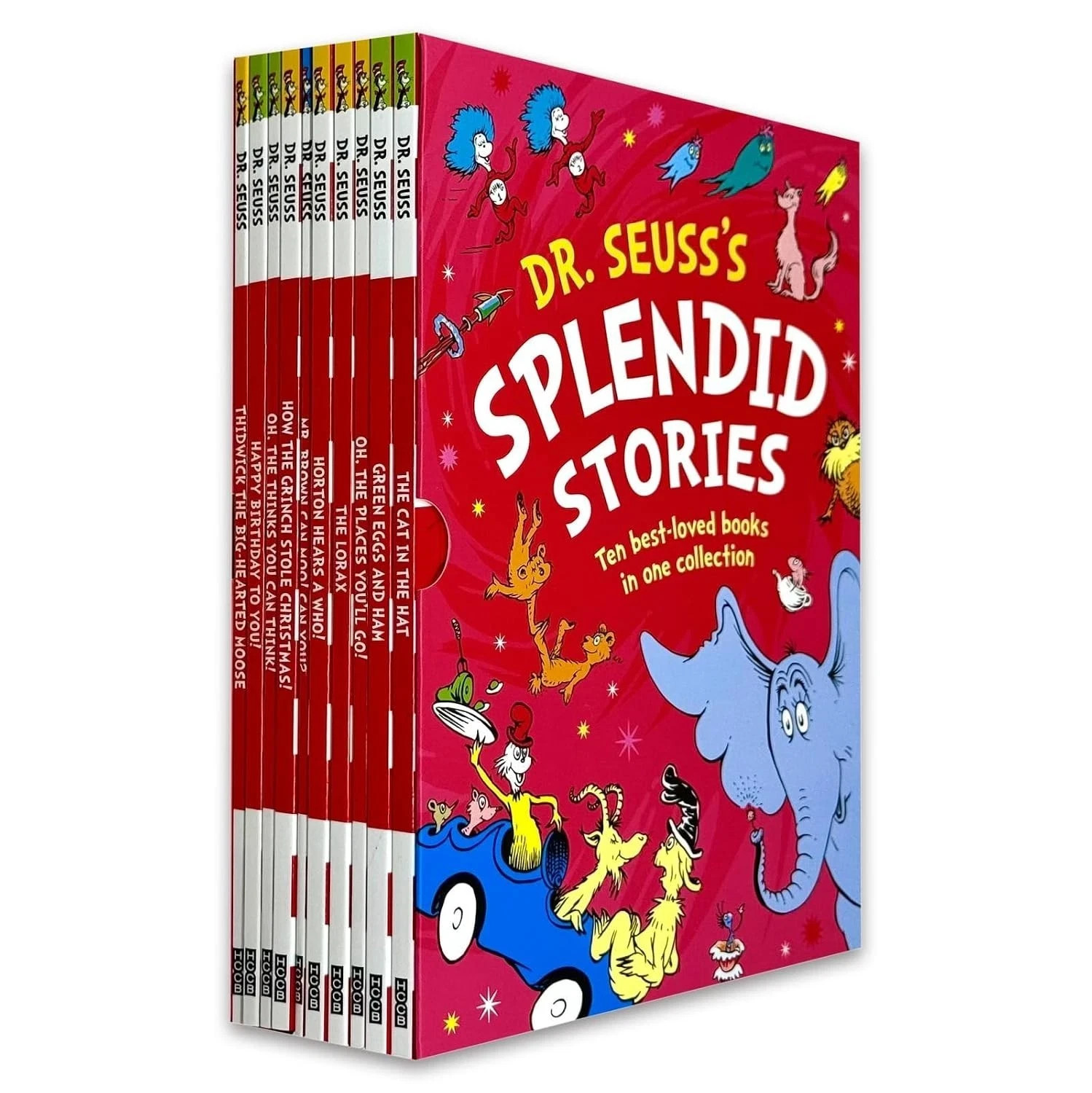 Dr. Seuss's Splendid Stories 10 Books Collection Set The Cat in the Hat,Lorax - Image 7
