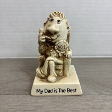 Russ Berrie & Co My Dad is the Best Vintage Statue USA Made 1976