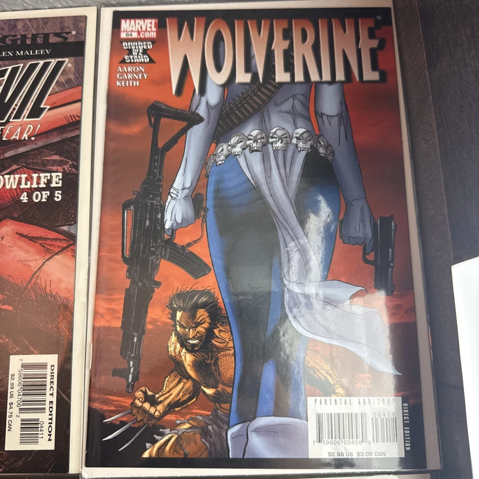 Lote de libros de cómics de Marvel y DC - Daredevil, Wolverine, Blue Beetle, Firestorm Foto 4 de 4