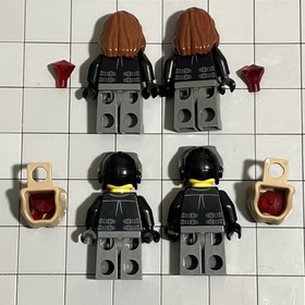 Lego 2014 City Police cty0456 Police Bandit Minifigures Lot Of 4 H4 11