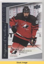 2021 Upper Deck Team Canada Juniors Francesco Pinelli #112 READ 0wp8
