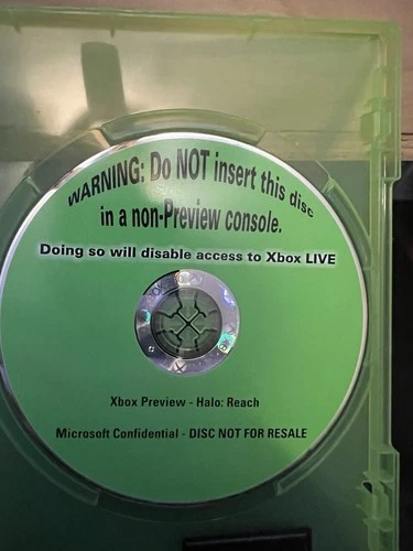 Halo Reach - Xbox 360 Preview Disc - Not for Resale - Rare Collectible