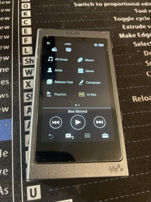 SONY NW-A35 Digital Audio Player Walkman 16GB Bluetooth EN DE Menu Black 2