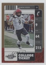2022 Chronicles Draft Picks Contenders Optic Bronze Prizm Desmond Ridder #4 0b0g