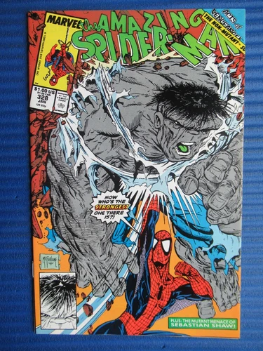 AMAZING SPIDER-MAN # 328 - (NM+) -MCFARLANE-THE INCREDIBLE HULK-SEBASTIAN SHAW