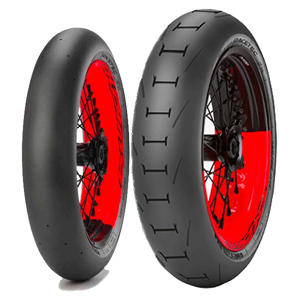TYRE PAIR METZELER 125/75-17 + 165/55-17 RACETEC SM K2