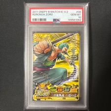 PSA 10 POP 2 One Piece Berry Match IC V.2 Roronoa Zoro 06 2011 Bandai Card Rare