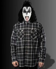 KISS x DIXXON Flannel Dressed To Kill Tribute LARGE L Brand New In Hand