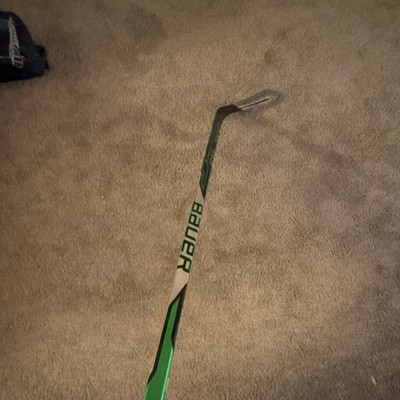Bauer P92 65 Flex Carbon Fiber Ice Hockey Stick Green Black Silver Adult
