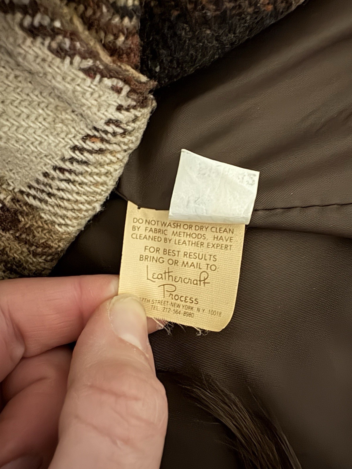 Harbour Park Brown Leather Basic Coat Regular Fit… - image 6