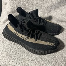 Adidas Yeezy Boost 350 Core Verde Negro V2 BY9611 Hombres 9.5 2016 Usado Sin Caja