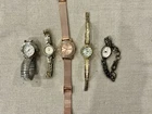 Lot Of 5 Vintage Watches Parts Or Repair Only Timex Ronica Valletta Rumours