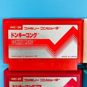 [8-piece set] [Cassette only] Famicom Donkey Kong Donkey Kong JR. Donkey Kong 3