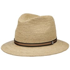 BORSALINO Packable Crochet Strohhut Sommerhut...