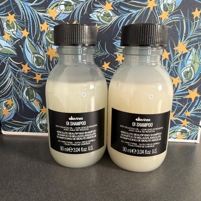 Davines Oi Shampoo 90ml x 2 Roucou Oil Absolute Beautifying Shampoo All Hair 