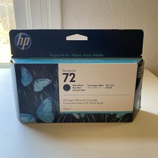 Cartucho de tinta negro mate HP C9403A 72 130 ML tinta genuina nueva caja sellada EXP 2023