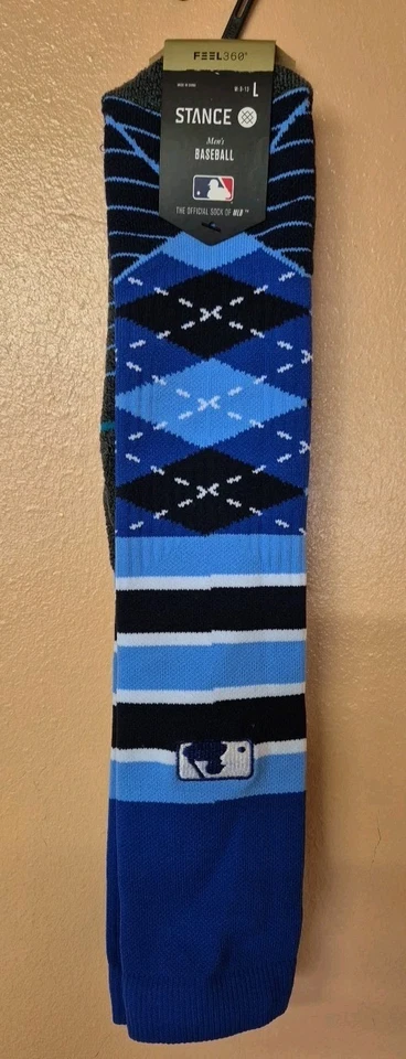 Stance Socks Blue MLB Baseball 2022 Fathers Day Over Calf Size Large UK8.5-12.5 - Image 2 of 4