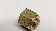 New Parker Brass 3/8" Tube A-Lok Compression 3/8" Plug, 6BLP6-B