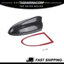 Shark Fin Antenna Cover Signal Roof Aerial for Car Carbon Fiber Pattern