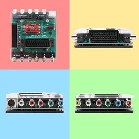 SCART RGBS to YCBCR YUV Video Converter Adapter for Dreamcast Mega Drive PS2 SFC