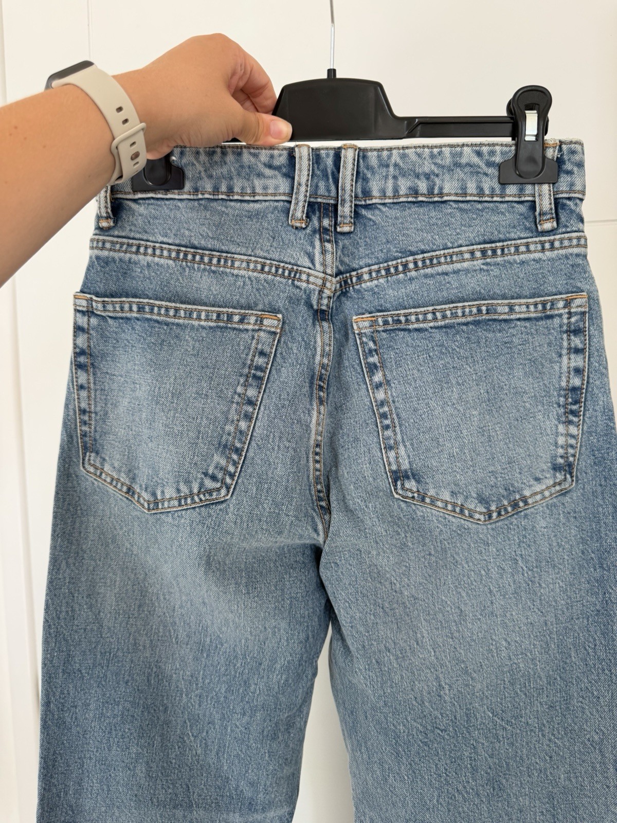 Zara BNWT High Waisted Straight Leg Jeans Size 8 RRP £27.99 image 7